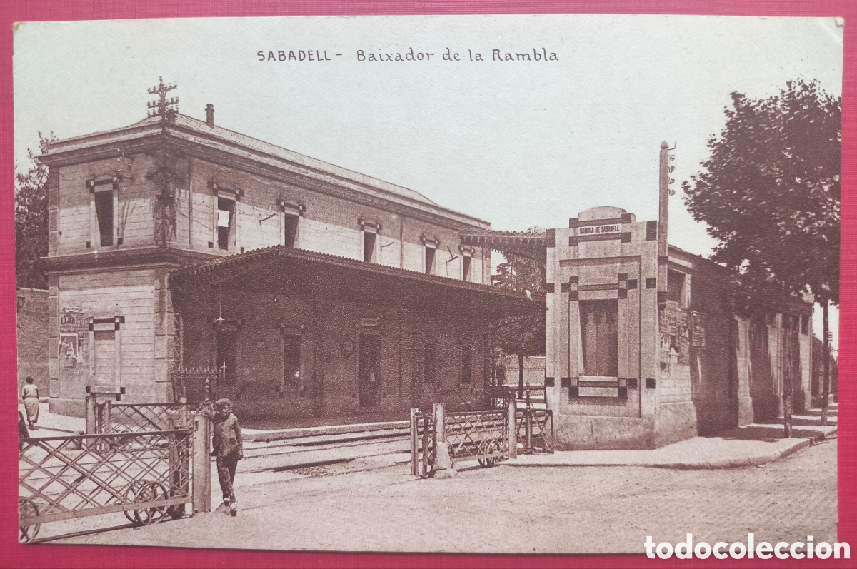 Postales: SABADELL BAIXADOR DE LA RAMBLA POSTAL ANIMADA JOAQU&Iacute;N MUMBR&Uacute; C. 1920