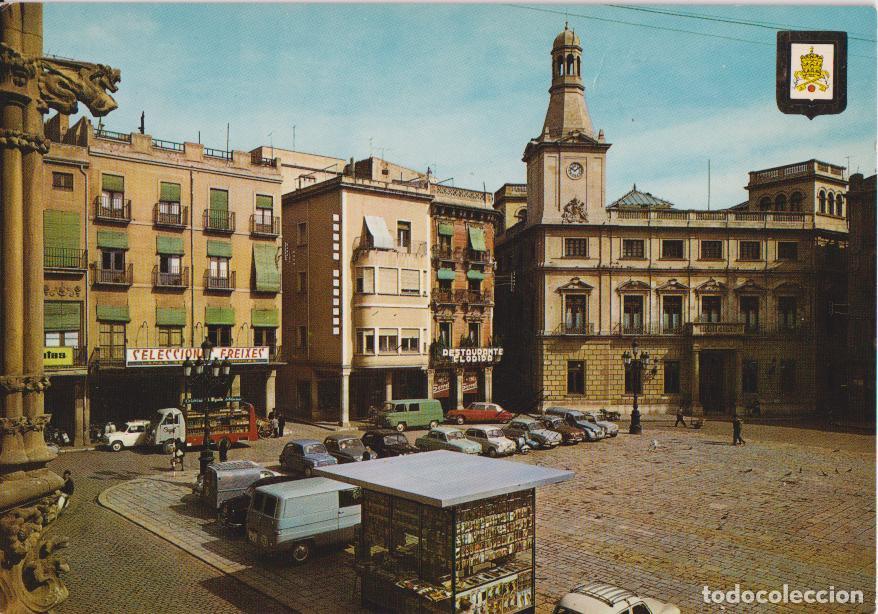 Postales: REUS (TARRAGONA) PLA&Ccedil;A ESPANYA - ESCUDO DE ORO N&ordm;2023 - CIRCULADA