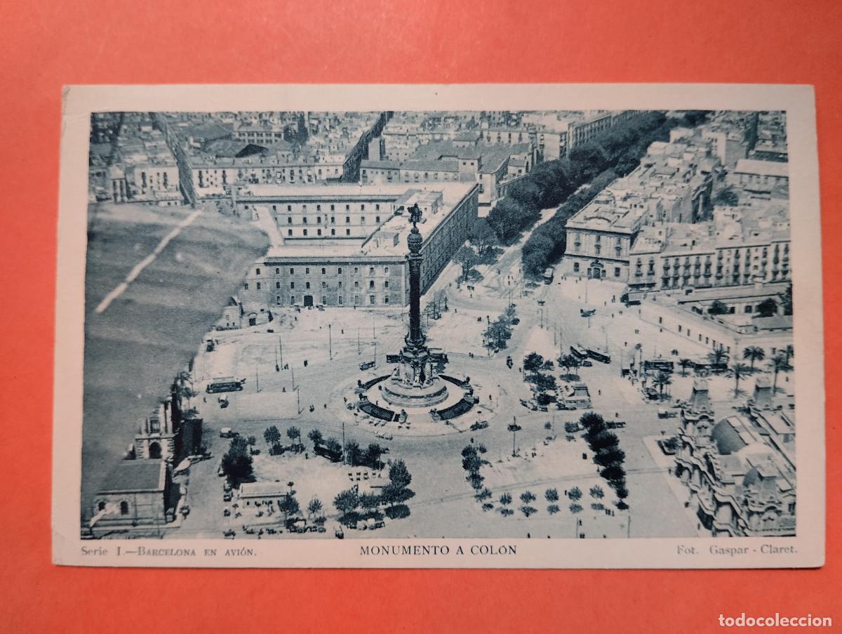 Postales: BARCELON EN AVI&Oacute;N - MONUMENTO A COLON
