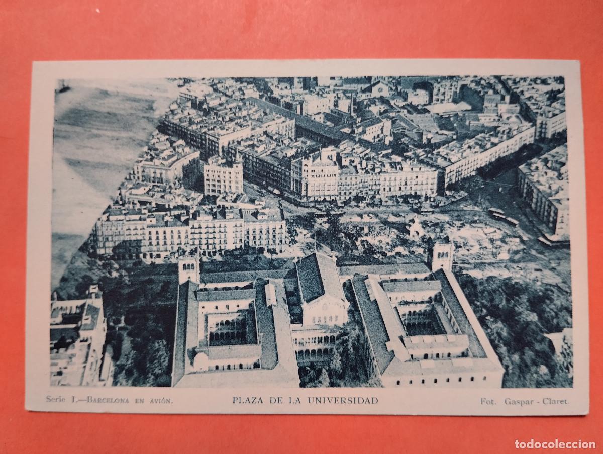Postales: BARCELON EN AVI&Oacute;N - PLAZA DE LA UNIVERSIDAD