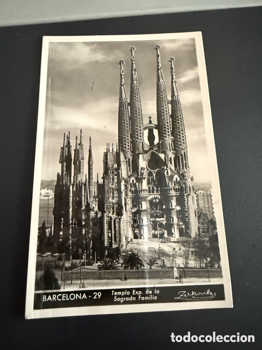 Postales: Postal. BARCELONA. 29. Templo Exp. de la Sagrada Familia