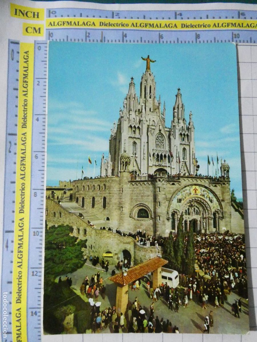Postales: POSTAL DE BARCELONA. A&Ntilde;O 1961. VISTA TIBIDABO 28 RAKER. 4717