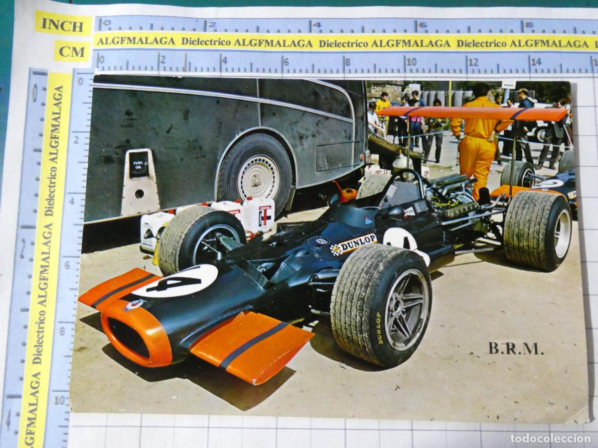 Postales: POSTAL DE BARCELONA. A&Ntilde;O 1969. GRAN PREMIO MONTJUICH BRM F&Oacute;RMULA 1 JOHN SURTEES. 1027 VIKINGO. 4736
