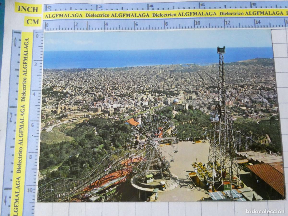 Postales: POSTAL DE BARCELONA. A&Ntilde;O 1966. VISTA GENERAL DESDE EL TIBIDABO 111 CYP. 4740