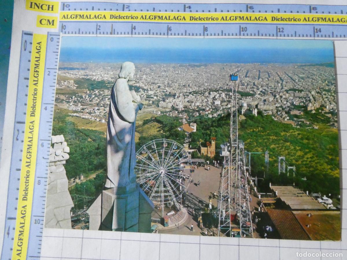 Postales: POSTAL DE BARCELONA. A&Ntilde;O 1964. VISTA GENERAL DESDE TIBIDAVO 2117 ZERKOWITZ. 4742