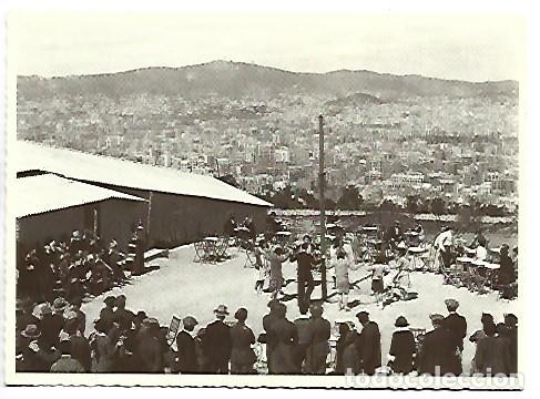 Postales: LUGAR DE ESPARCIMIENTO EN LA MONTA&Ntilde;A DE MONTJUIC.- BARCELONA