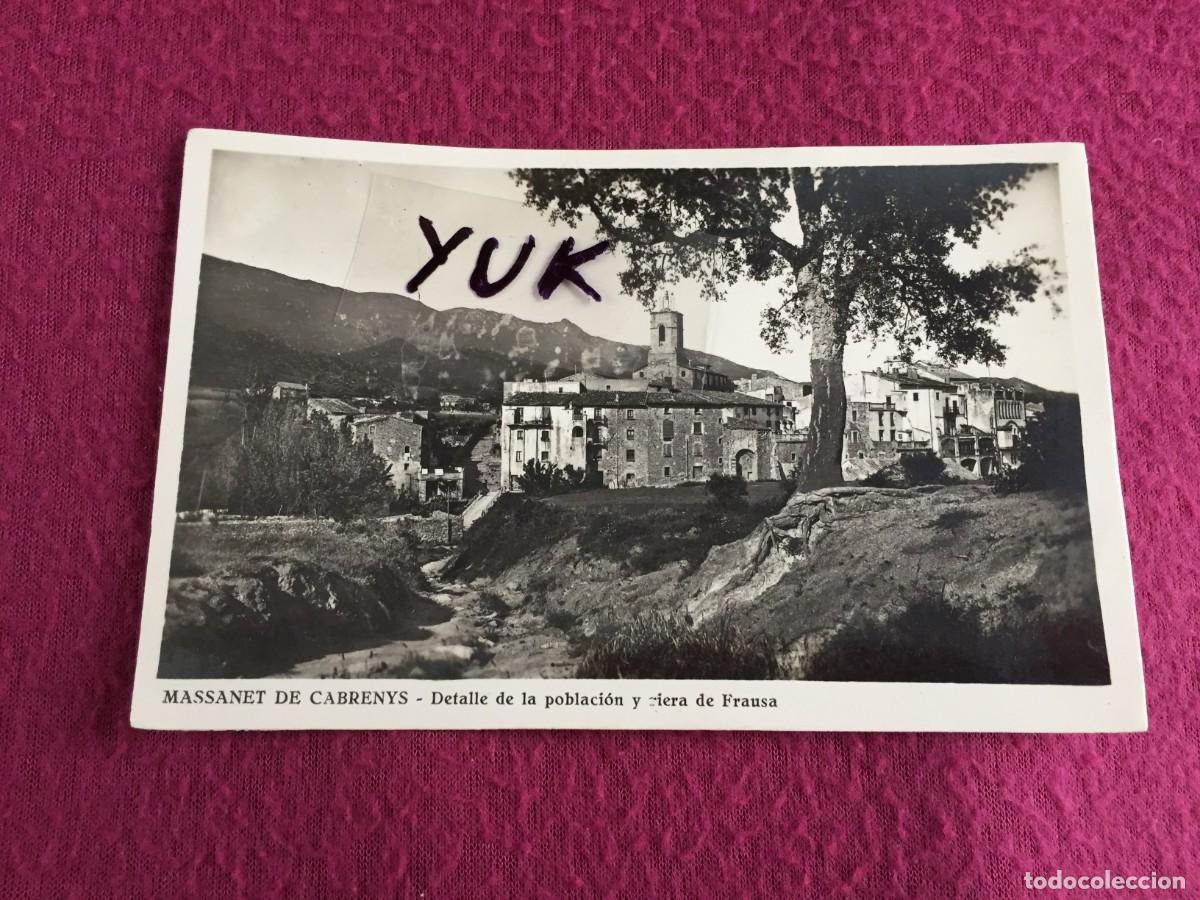 Postales: POSTAL - MASSANET DE CABRENYS - DETALLE DE LA POBLACI&Oacute;N - GIRONA - 1948