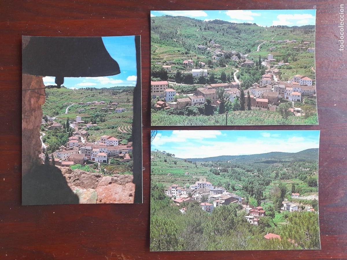 Postales: Una postal vintage de Pontons vistas iglesia Santa Mar&iacute;a Magdalena Alt Penedes 3 tarjetas a elegir