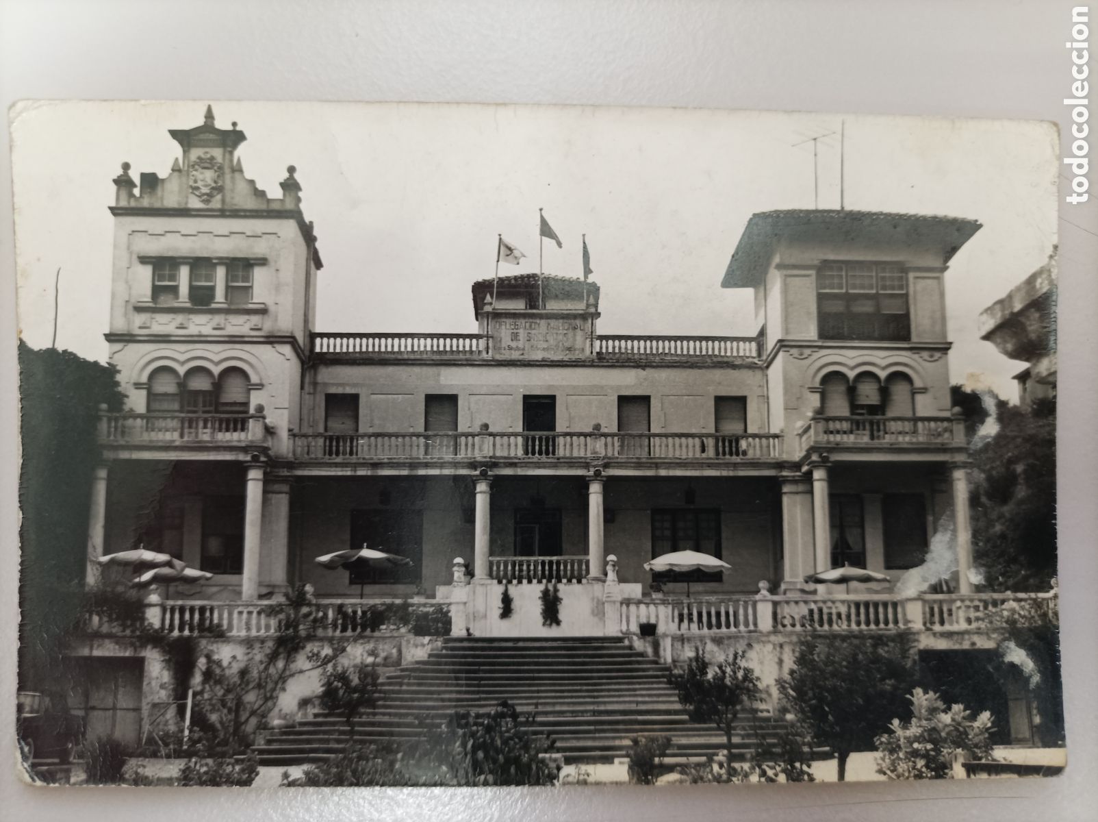 Postales: Sardinero (Santander) Sanatorio Mar&iacute;timo Cantabria / Teatros Espa&ntilde;a