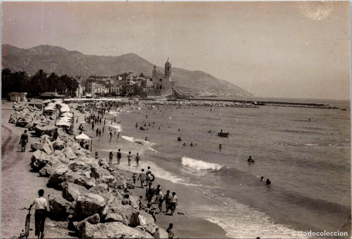 Postcards: Sitges - Playa - Foto Guinart - 139x94mm