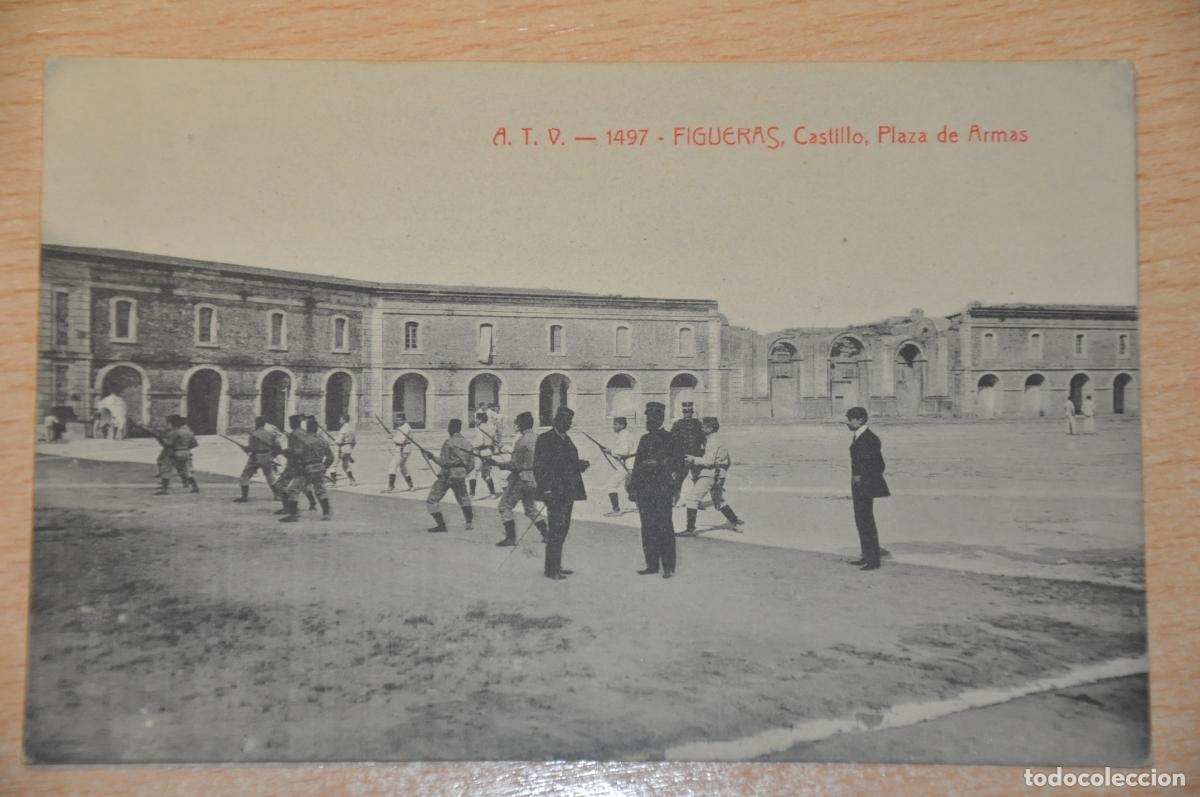 Cartes Postales: postal figueras, castillo plaza de armas atv 1497