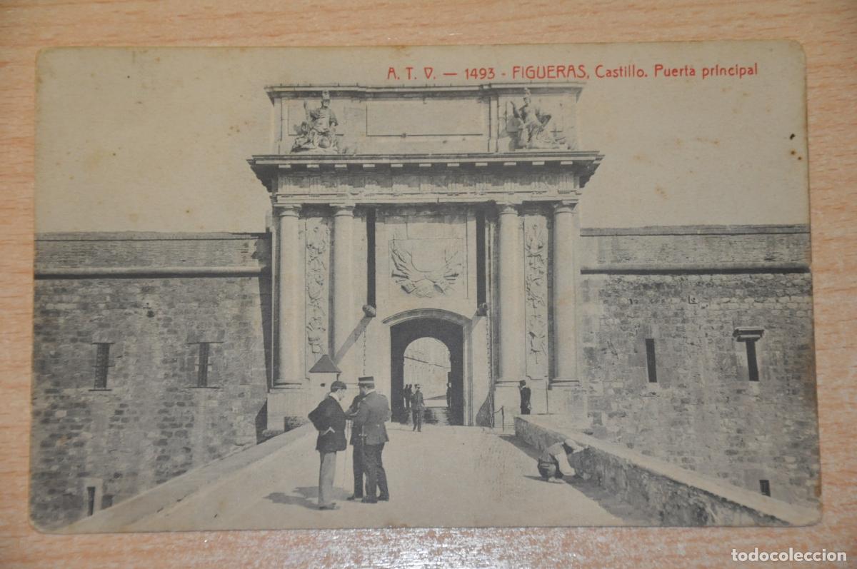 Cartes Postales: postal figueras, castillo puerta principal atv 1493