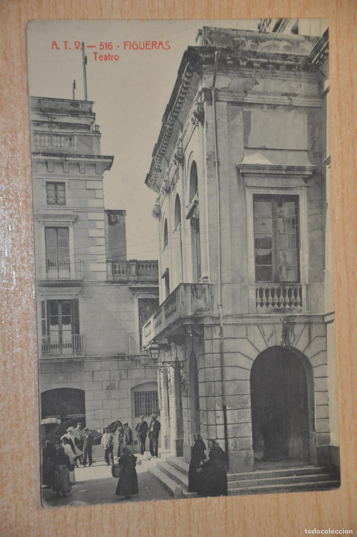 Postales: postal figueras, teatro atv 516