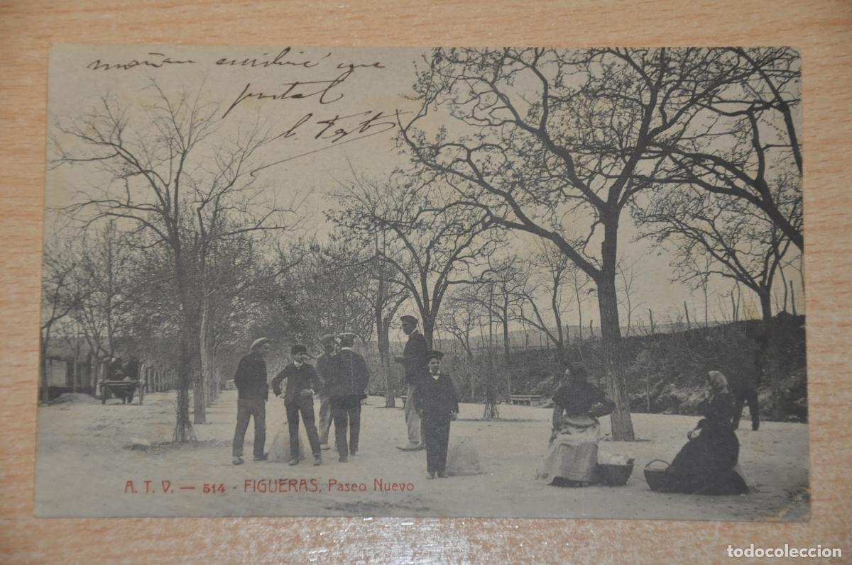 Postales: postal figueras, paseo nuevo atv 514