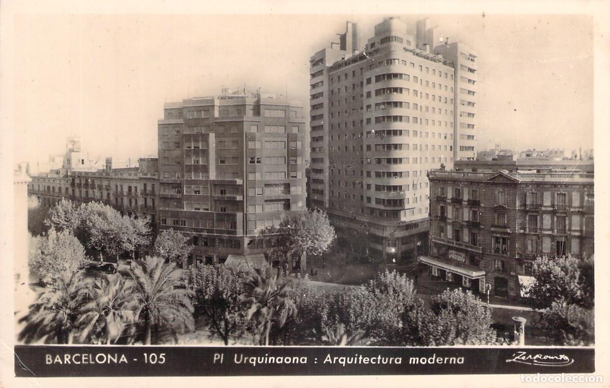 Postales: Postal Barcelona Plaza Urquinaona Arquitectura Moderna Zerkowitz