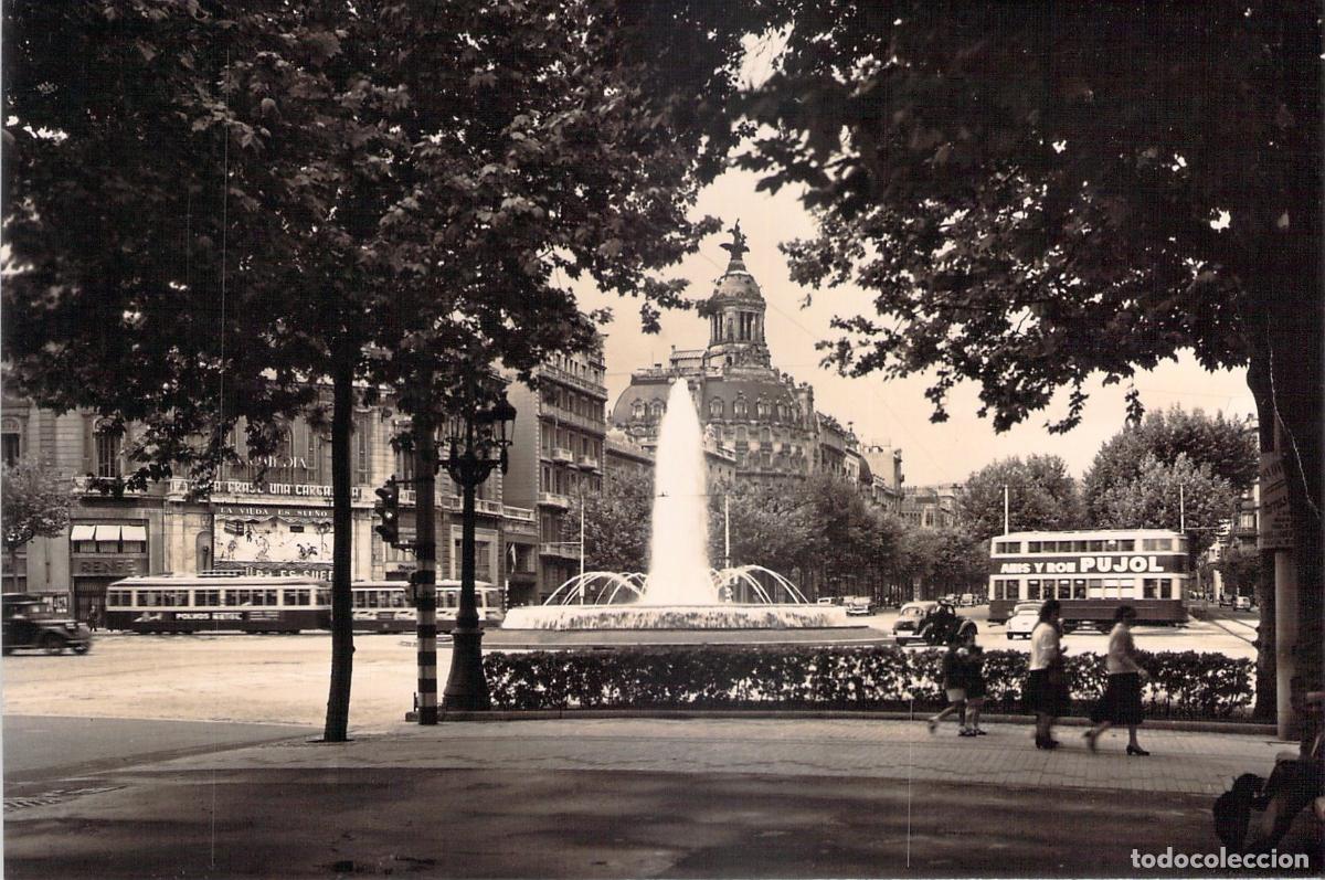 Postales: Postal Barcelona Surtidor del Paseo de Gracia