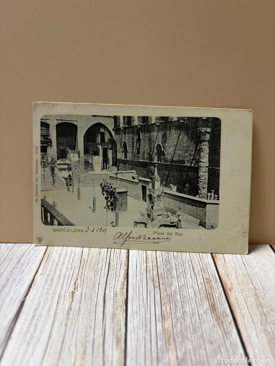 Postales: TARJETA POSTAL. BARCELONA. PLAZA DEL REY. DR. TRENKLER.