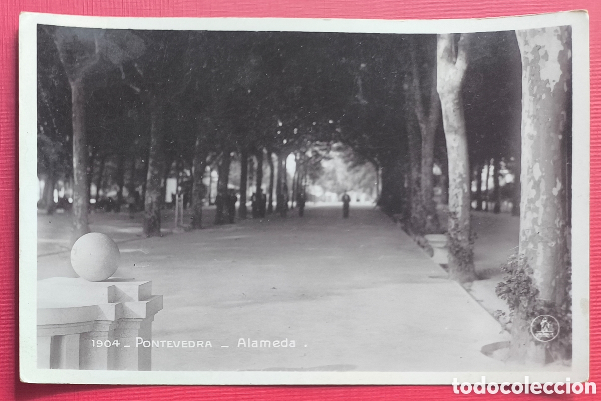 Postales: PONTEVEDRA RUA ALAMEDA POSTAL FOTOGR&Aacute;FICA ANIMADA ED. UNIQUE GALICIA C. 1915