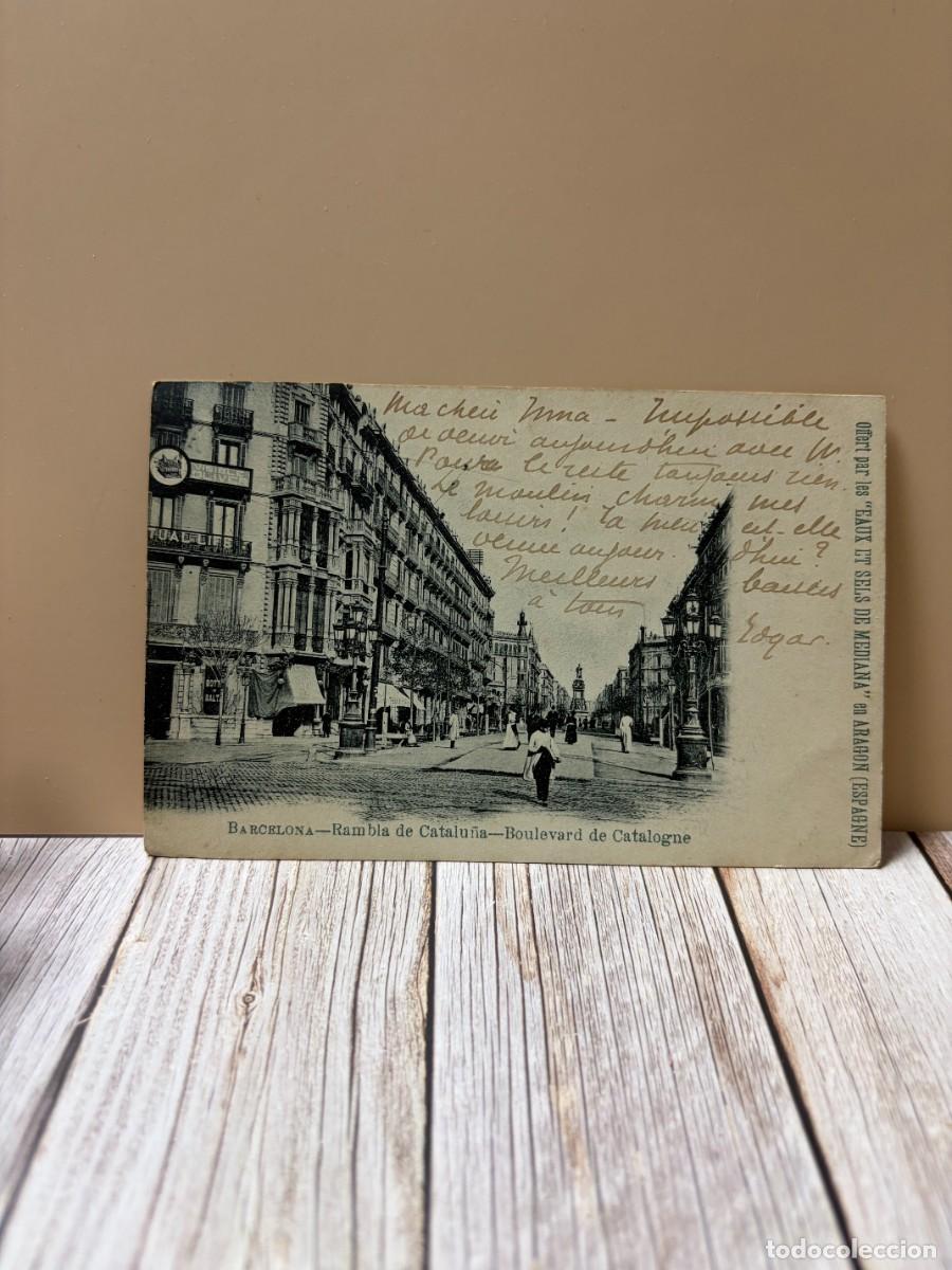 Postales: TARJETA POSTAL. BARCELONA. RAMBLA DE CATALU&Ntilde;A.
