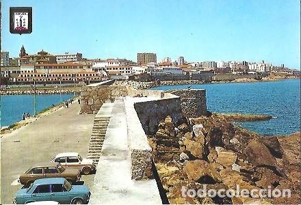 Postcards: POSTAL A COLOR N&ordm; 41 LA CORU&Ntilde;A DIQUE DE ABRIGO DOMINGUEZ