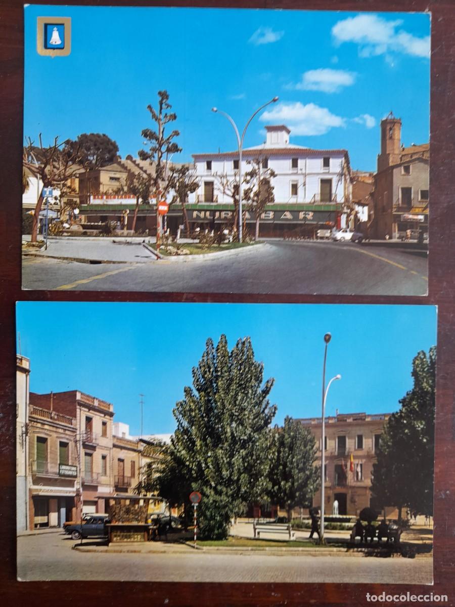 Postales: Una postal plaza de Jose Antonio frente al ayuntamiento Sant Boi de LLobregat, 3 postales a elegir