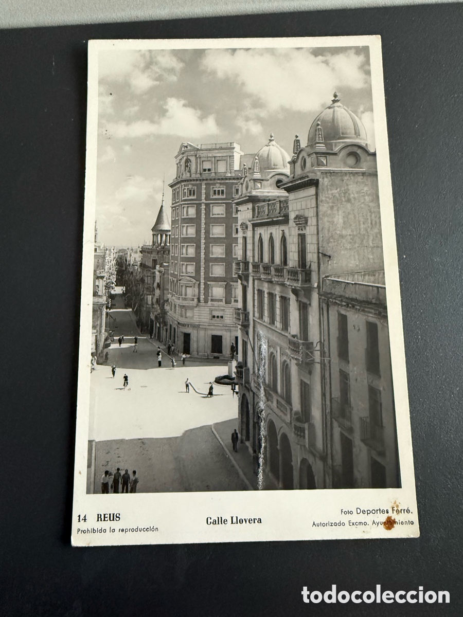 Postales: Postal. REUS. Calle LLOVERA Foto Deportes Ferrer