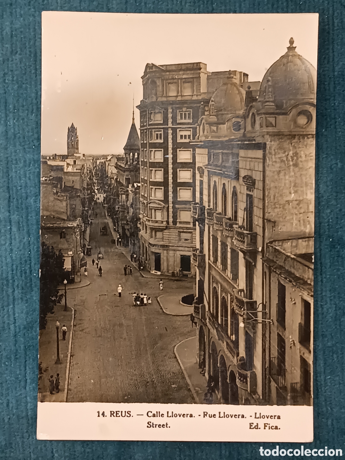 Postales: 14 REUS. Calle Llovera. Ed. Fica