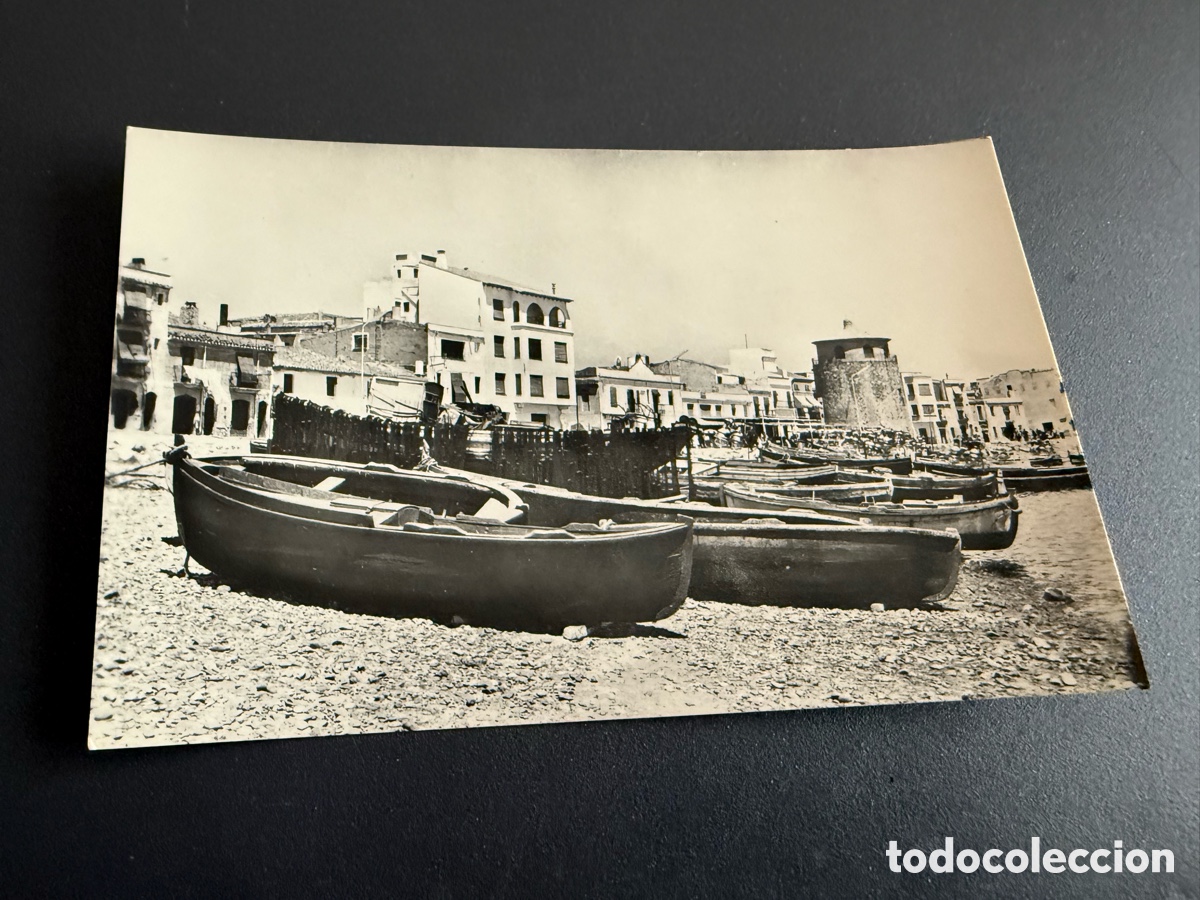 Postales: Postal. CAMBRILS. Barrio Mar&iacute;timo. Detalle Ed &Aacute;gata