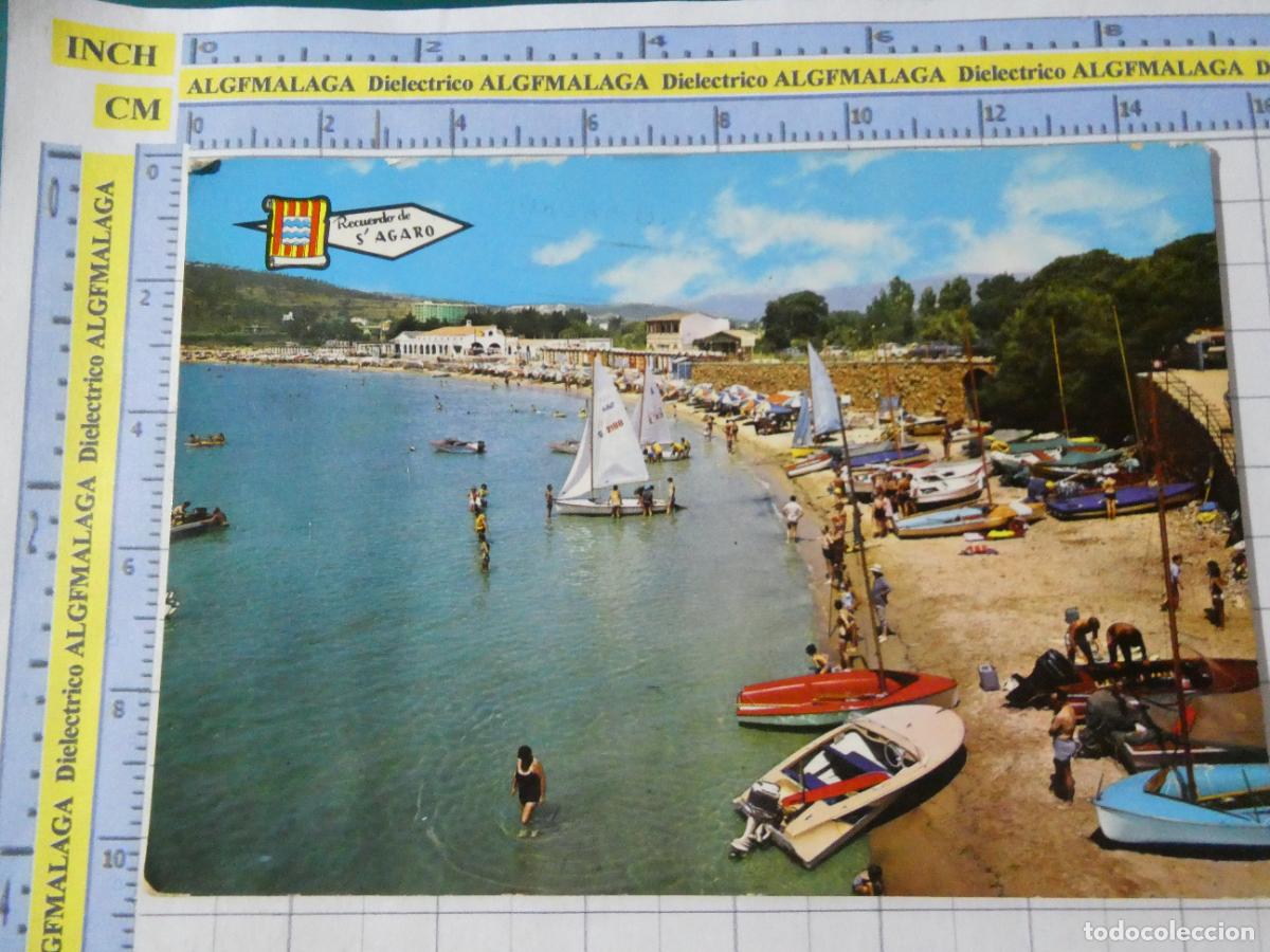 Postales: POSTAL DE GERONA. A&Ntilde;O 1967. S'AGAR&Oacute; BA&Ntilde;OS 1188 PERGAMINO 2625