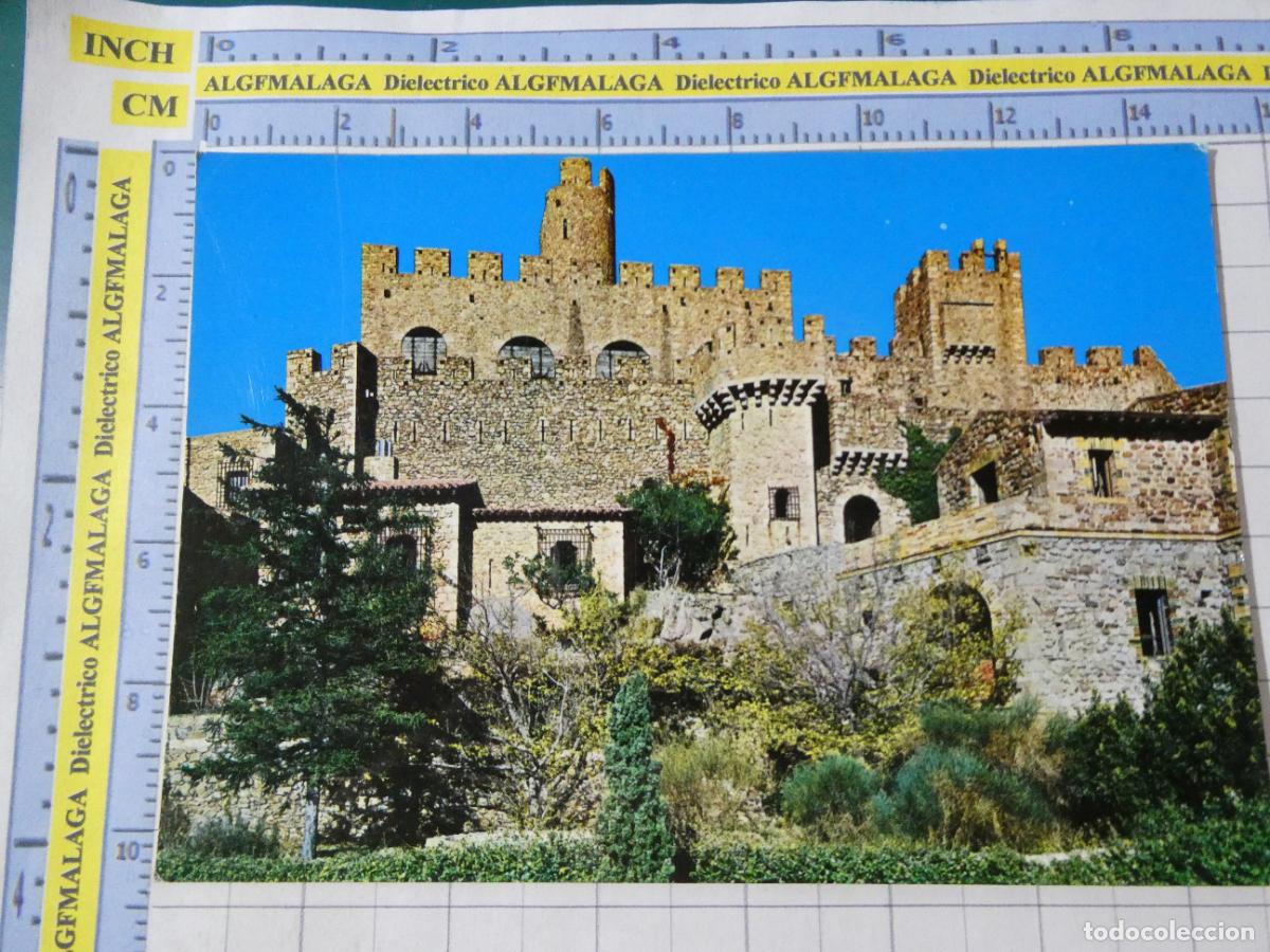 Postales: POSTAL DE GERONA. A&Ntilde;O 1968. CASTILLO DE REQUESENS LA JUNQUERA. 76 VISTABELLA. 2628
