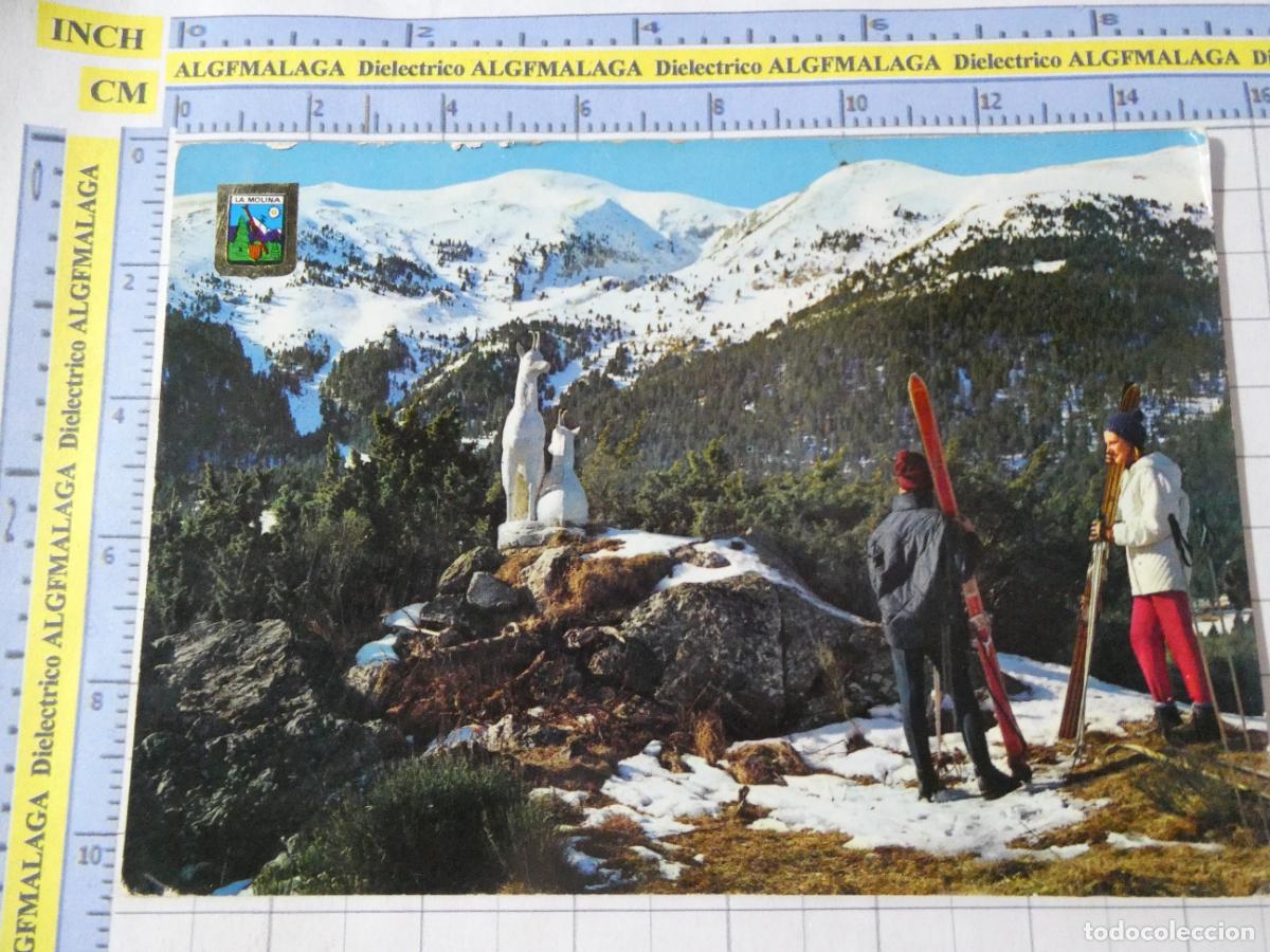 Postales: POSTAL DE GERONA. A&Ntilde;O 1964. LA MOLINA VISTA PUIG D'ALP DESDE SOLINEU. 1350 ESCUDO ORO. 2629