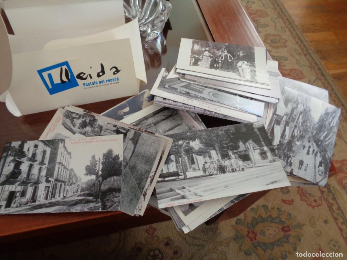 Postales: lote de 117 postales de LLeida entorno finales siglo XIX y antes Guerra Civil