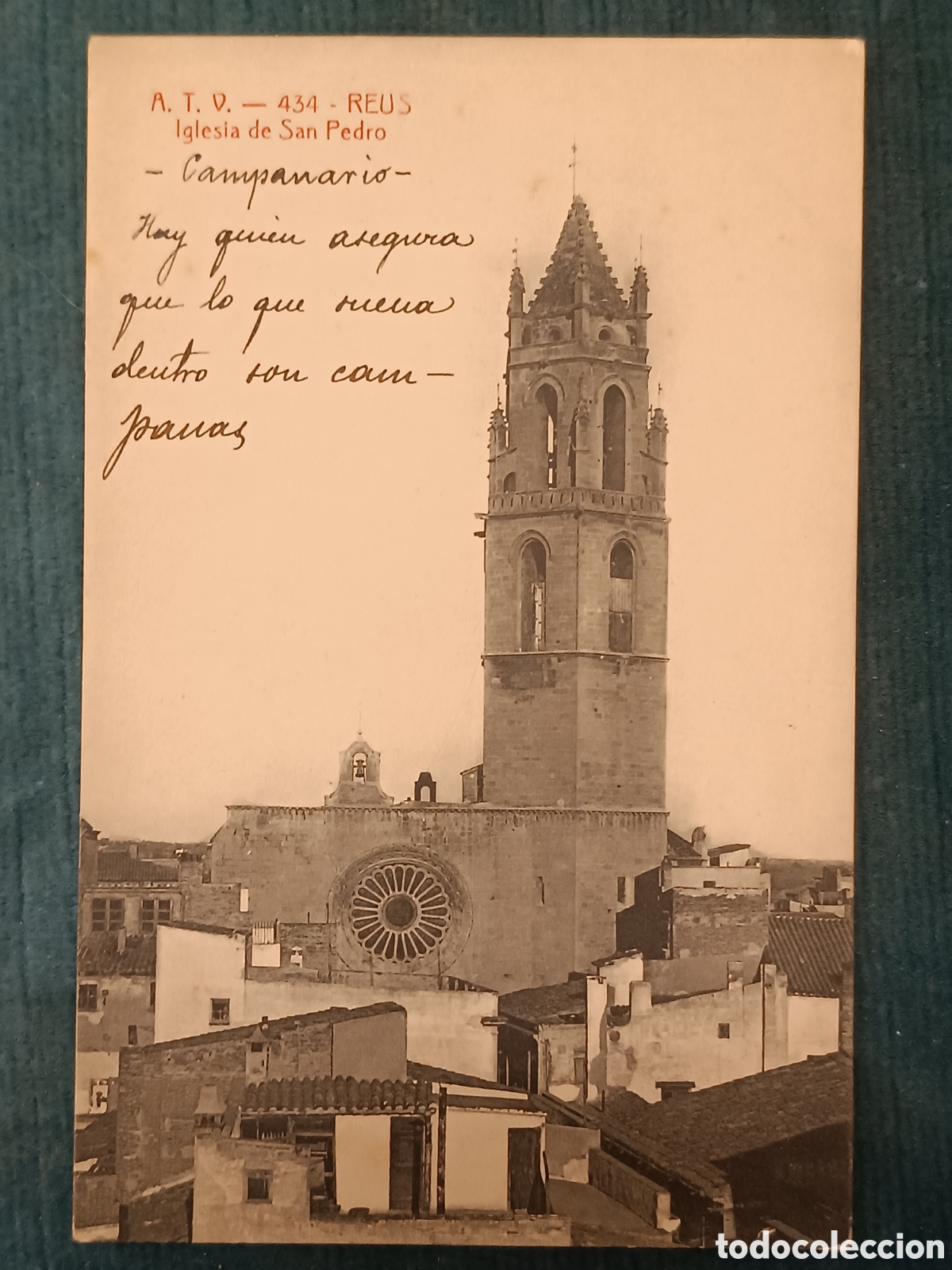 Postales: A.T.V. 434 REUS. Iglesia de San Pedro