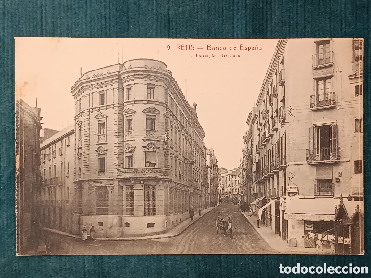 Postales: 9 REUS. Banco de Espa&ntilde;a