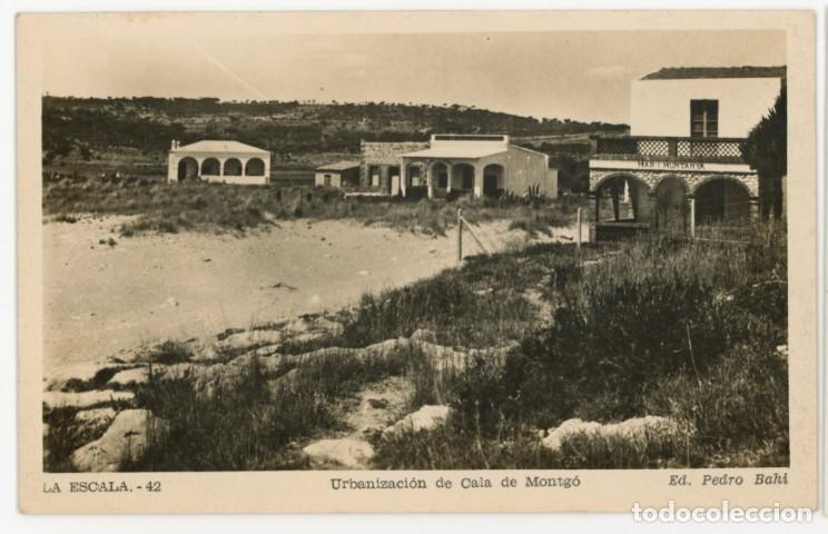 Postales: a11329 L'escala Urbanizacion De Cala Montgo Pedro Bahi N&ordm;42 escrita fotografica