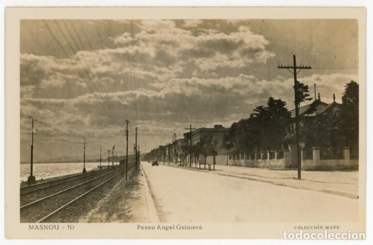 Postales: a11331 El Masnou Paseo Angel Guimera Mave N&ordm;10 sc fotografica