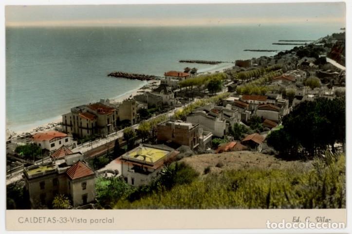 Postales: a11337 Caldetes Vista Parcial Vilar N&ordm;33 sc fotografica