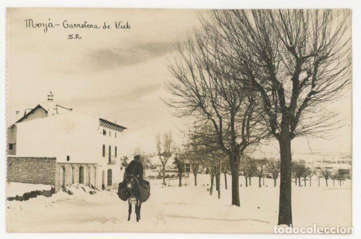 Postales: a11341 Moia Carretera De Vic Sr sc fotografica animada nevada burro