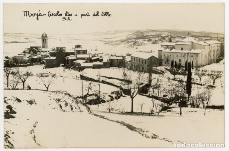 Postales: a11351 Moia Escoles Pies I Part Del Poble S.r. circulada fotografica nevada