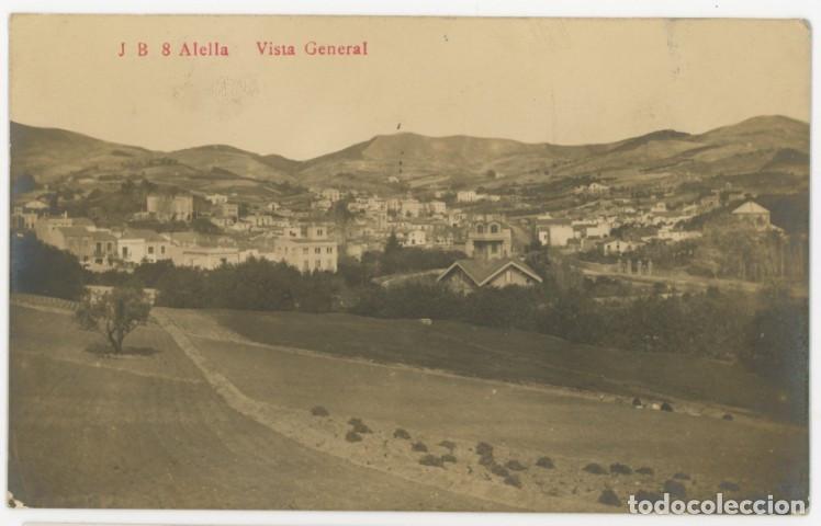 Postales: a11371 Alella Vista General J.b. (Josep Boixadera) N&ordm;8 circulada 1914 fotografica