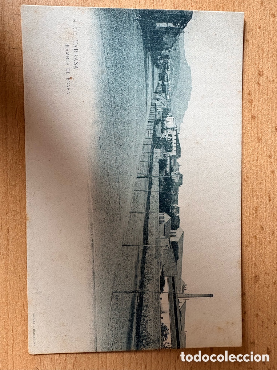 Postales: Postal Rambla segar&aacute; Terrassa