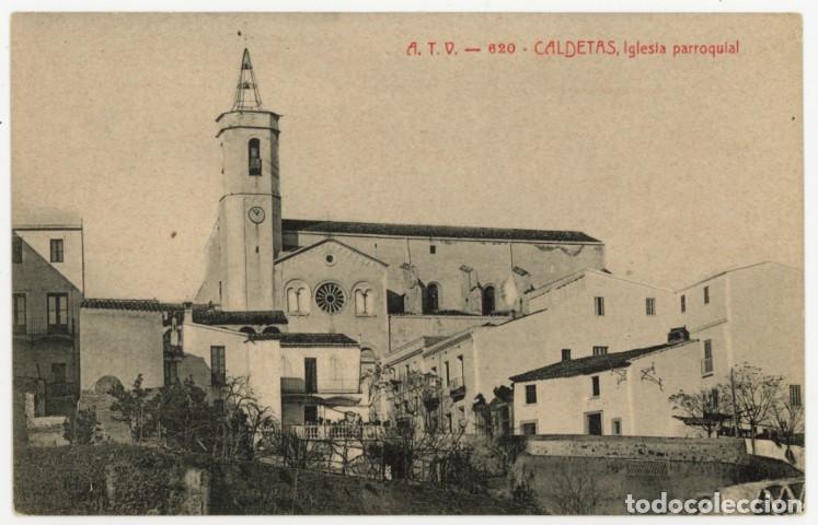 Postales: a11397 Caldetes Iglesia Parroquial Atv N&ordm;620 sc
