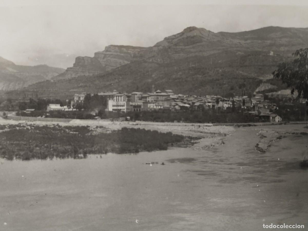 Postales: POSTAL POBLA DE SEGUR VISTA GENERAL DESDE EL EMBALSE DE SAN ANTONIO CLICHE GORGO