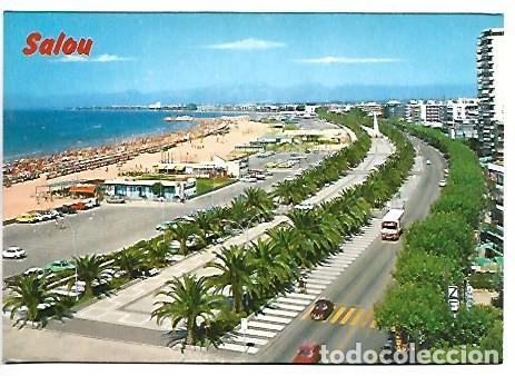 Postales: VISTA PARCIAL Y PLAYA.- SALOU / TARRAGONA