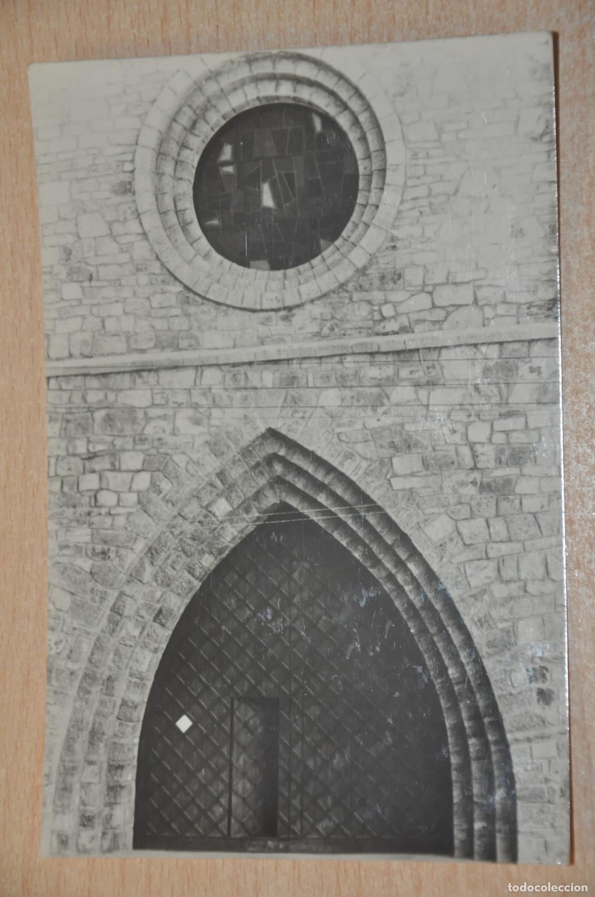 Postales: postal isona, puerta de la iglesia, foto janot