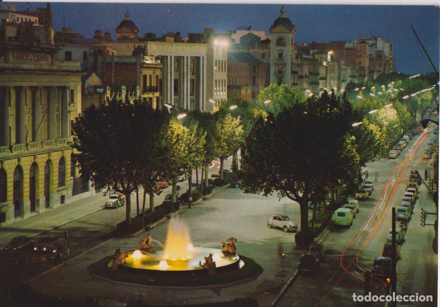 Postales: TARRAGONA, AVENIDA DEL GENERAL&Iacute;SIMO, NOCTURNA - FOTO RAYMOND N&ordm;132 - S/C
