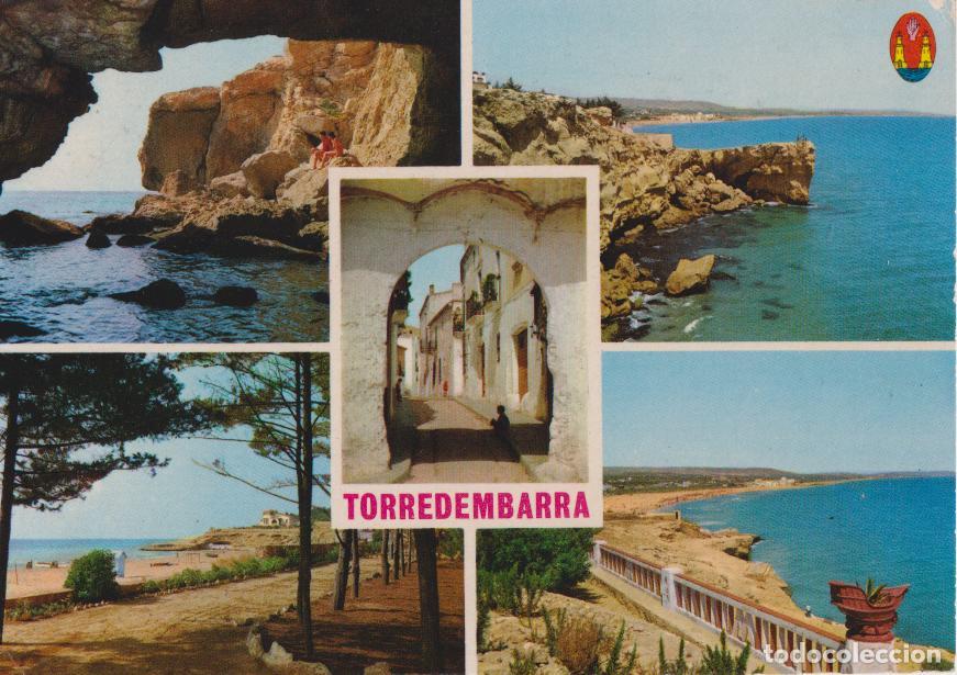 Postales: TORREDEMBARRA (TARRAGONA) DIVERSOS ASPECTOS DE LA VILLA - FOTO RAYMOND N&ordm;21 - CIRCULADA 1965