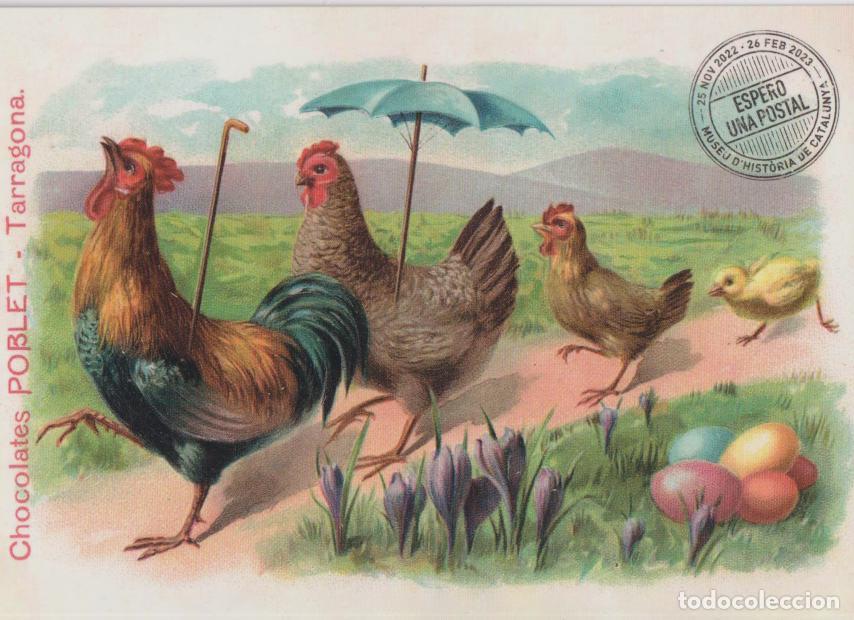 Postales: POSTAL MUSEO DE HISTORIA DE CATALUNYA - CHOCOLATES POBLET - TARRAGONA
