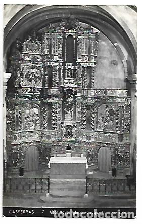 Postales: ALTAR MAYOR IGLESIA PARROQUIAL.- CASSERRES - BARCELONA