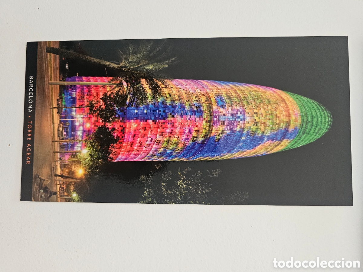 Postales: Postal grande de la Torre Agbar de Barcelona 2006